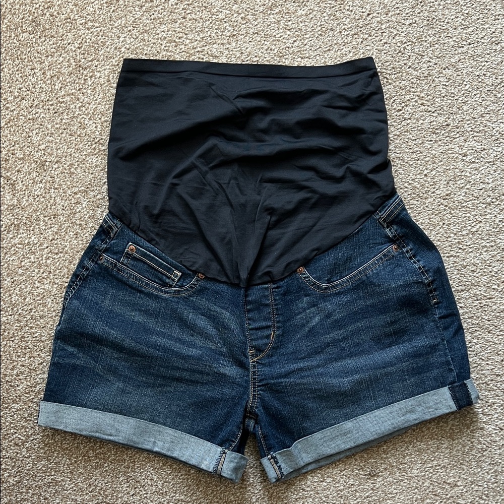 Signature by Levi Strauss Maternity Jean Shorts